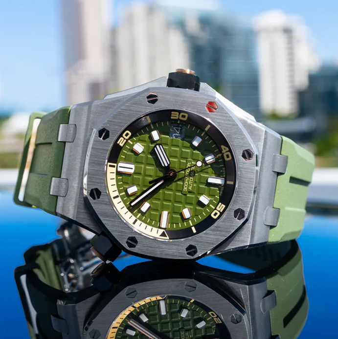Luxury Timepieces – Tactical Green Dive Edition