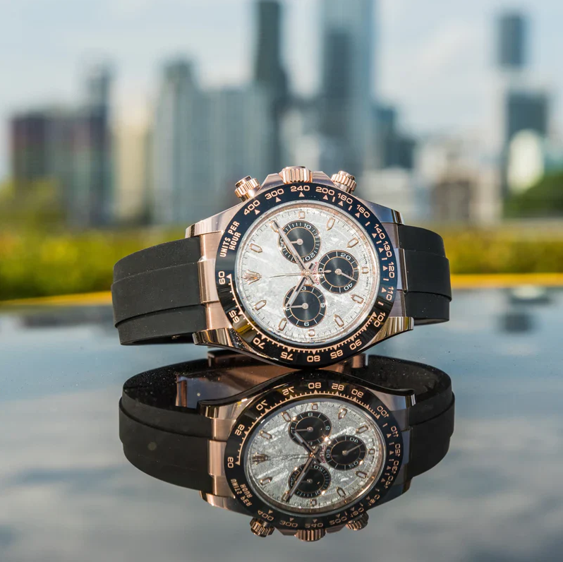 Imperium Rose Chronograph Silver Dial