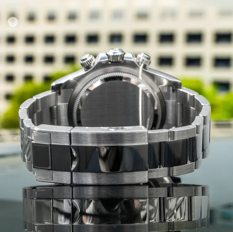 Imperium Steel Chronograph Black Dial
