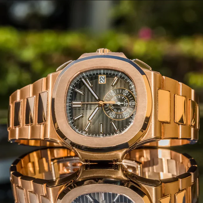 Luxury Timepieces – Heritage Rose Gold Chronograph Edition