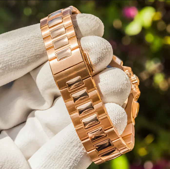 Luxury Timepieces – Heritage Rose Gold Chronograph Edition